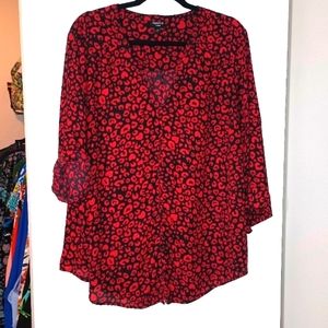Harper Georgette Button Front Blouse